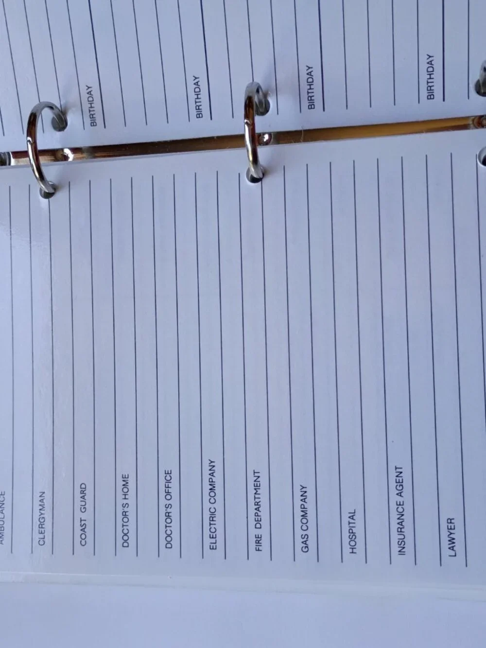 Address And Telephone Book Write And Erase Lightly Used